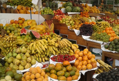 Marché aux fruits Pérou